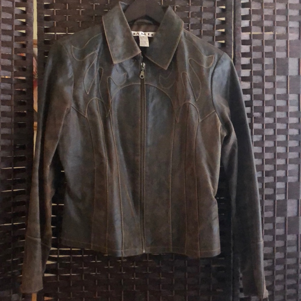 Leather jacket